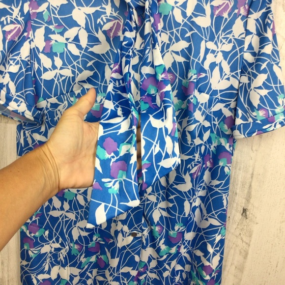 Vintage 60s The Stroller A-line Shift Dress Mod Gogo Hippie Retro Floral Pocket - Picture 4 of 9